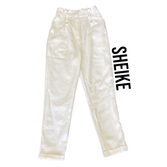 Sheike Pants - 🤍SHEIKE white dress pants fully lined